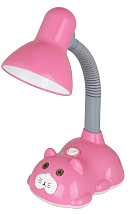 Cветильник настольный KD-385 C14 розовый ("Кот", 230В, 40Вт, E27) Camelion