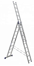 Лестница алюминиевая трехсекционная 3*10 (5310) (ALUMET)