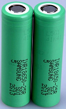 Аккумулятор 18650 3.7V 3000mA  Li-Ion под SAMSUNG 2-10