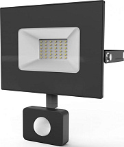 Прожектор LED 6500K 50W 3450Lm IP65 ИК-датчик черный Gauss