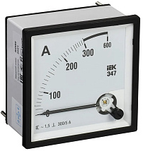 Амперметр Э47 300/5А кл. точн. 1,5 96х96мм ИЭК (акц)