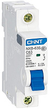 Автоматический выключатель NXB-63S C25/1 4.5кА CHINT
