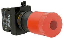 Кнопка аварийная"Грибок" 30 мм., возврат поворотом c подсветкой CP200ES30 (1НЗ) (CP)