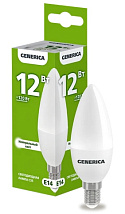 Лампа LED C35 свеча 12Вт 230В 4000К E14 1200Lm GENERICA