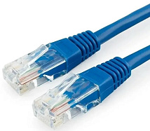 Патч-корд 1,5м UTP Cat.6e RJ45 Cu синий (AWSPRODUCTS)