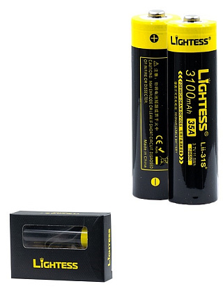 Аккумулятор 18650 35A 3.7V 3100mA Lii-31S+ LiGhtess