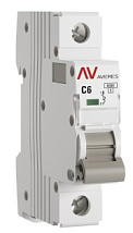 Автоматический выключатель AV-6 C6/1 6кА  AVERES EKF