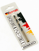 Сверло по металлу 5,5 мм (HSS-G M2 Gold&Black) DIN 338 RN(уп. 1шт) Ritter EC