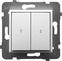 Выключатель для жалюзи с мех. блокировкой LP-7UB/m/00 (2106)
