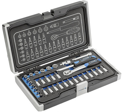 Набор инструментов 34 шт., 1/4" HOEGERT, ком