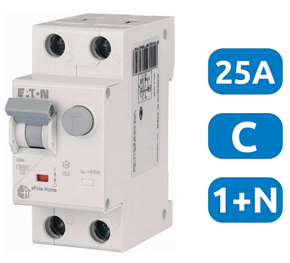 Автомат с УЗО HNB-C25/1N/003