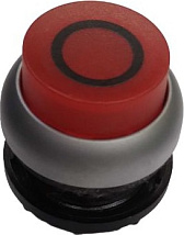 Кнопка "Стоп" M22-DLH-R-X0 выступ. с подсв.