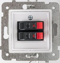 Розетка GG-2Q/m/46 1640 двойная акустическая (без рамки)