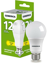 Лампа LED A60 E27 3000К 12Вт 1200Lm GENERICA