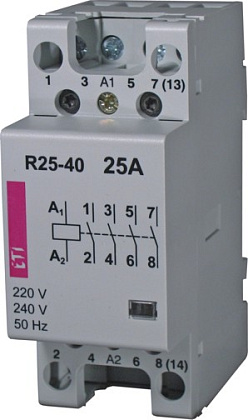 Контактор модульный RA 32-40(кат.230V AC 32А 4но) ETI
