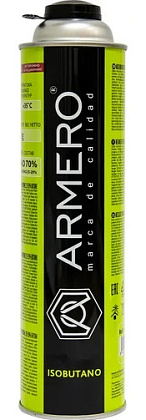 Баллон с газом Armero A730/336, резьбовой, 7/16", 350 г, Корея