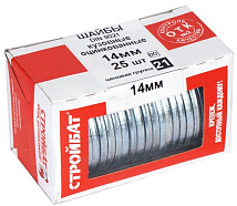 Шайба М14 увеличенная DIN9021 цинк (25 шт.) (Стройбат)