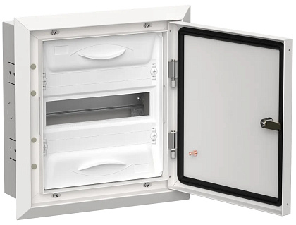 Щит металл. TITAN 5 ЩРв-12 IP31 бел. (380х365х130) IEK