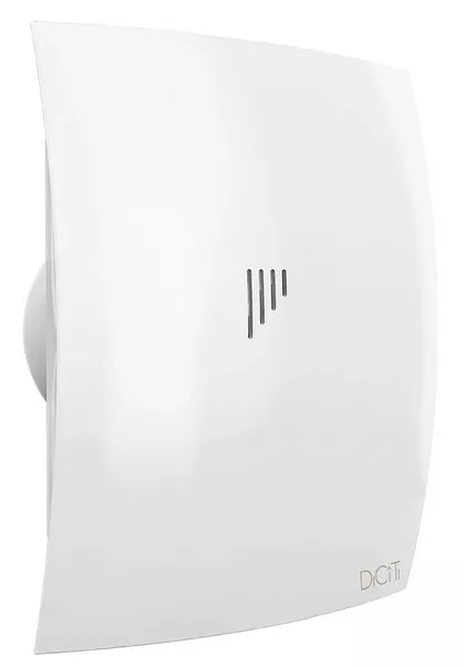 Вентилятор бытовой 100 белый BREEZE (обратный клапан) (DICITI)