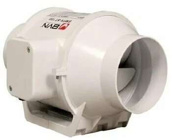 Вентилятор осевой канал. 125 BMFX (284м3/ч,230В,31дБ) (Bahcivan)