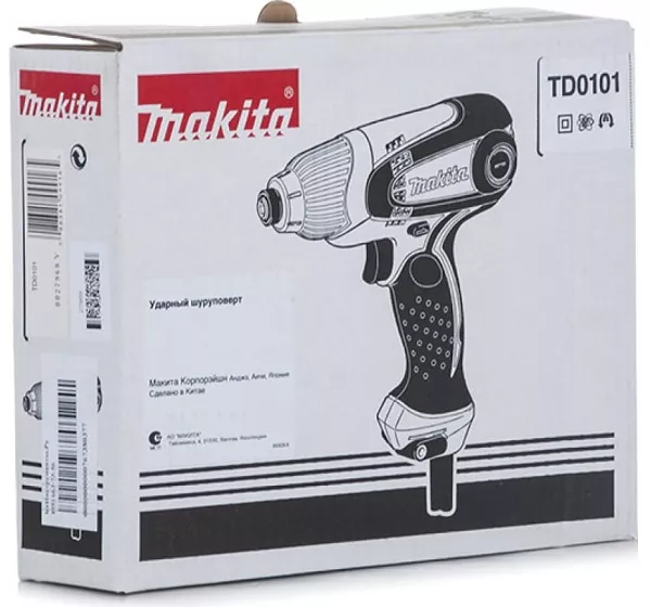 Шуруповерт ударный сетевой TD0101 (230Вт, 220В, Вес 0,99кг Makita)