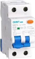 АВДТ NB1L C6/1+N 30мА, тип АC, 10кА CHINT