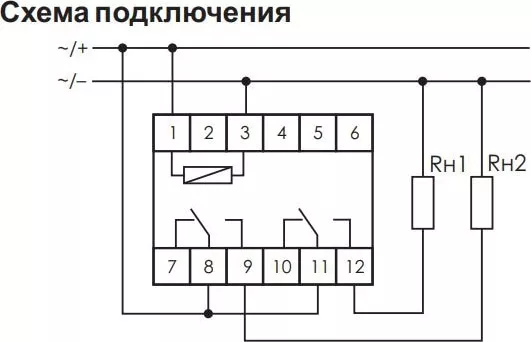 Реле PK-2P (24 AC/DC; I=2х8А) F&F