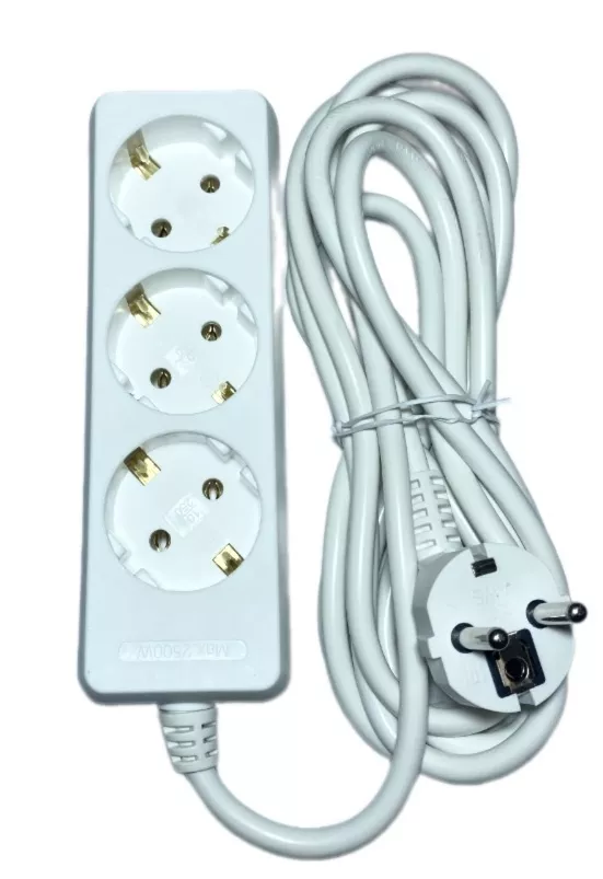 Удлинитель бытовой 3гн. 1,5м с/з ПВС 3x1mm2 AWS-G03-1,5 AWSPRODUCTS