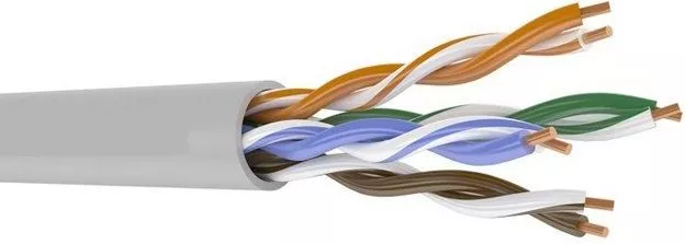 Кабель витая пара UTP 4х2х24 кат 5е AWG telteks