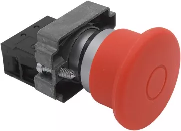 Кнопка MTB2-BTZ124 Гриб. тяни-толкай, 1нз, крас, Ф40мм, IP65 Meyertec