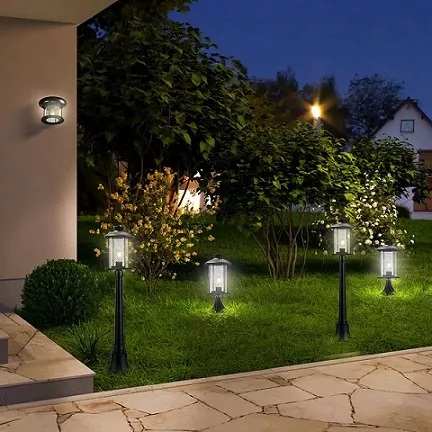 Светильник садово-парковый с клеммой в комплекте, 60W 230V E27 черный, PL723