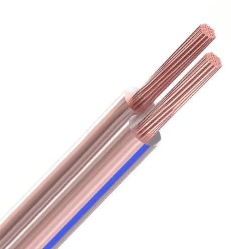 Кабель акустический SC-TR-2х0,75 CCA, прозрачный 20м RIPO