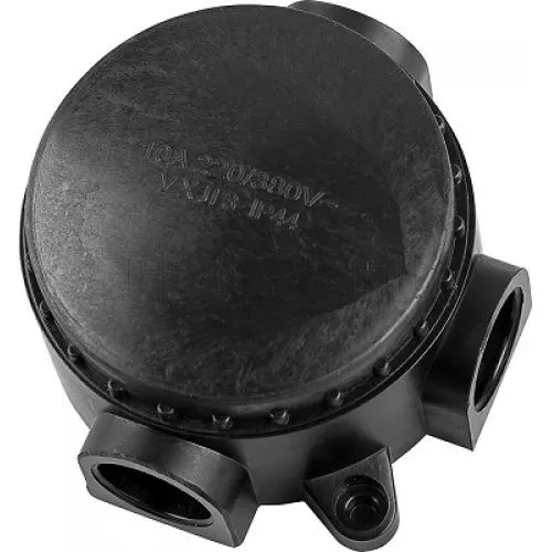Коробка распр. ОП КЭМ1-10-3Б (КОР-73 3 рожк.) d75х53 3-рожков. карбол IP44
