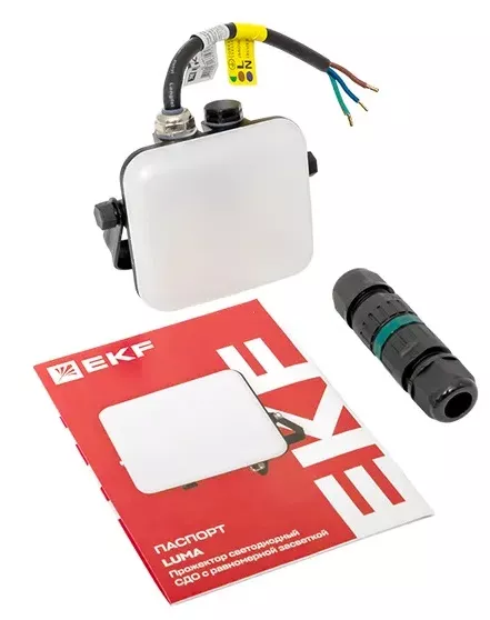 Прожектор LED СДО-4001 10Вт 4000К IP65 с равномерной засветкой LUMA EKF