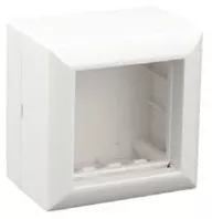 Коробка для о/п на 8 мод. для мех.45х45мм, белый SM45/8 Ecoplast
