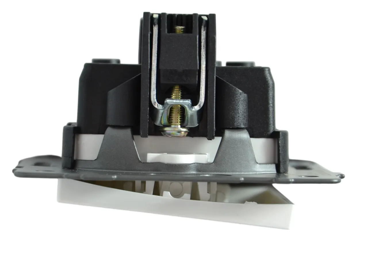 Выключатель проходной 1-кл. белый A-003W "Aura" AWSproducts