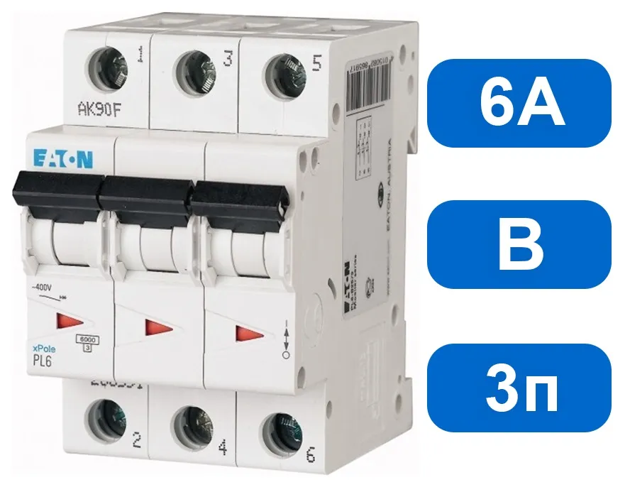 Автомат PL6-B 6/3