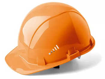 Каска строительная «Фаворит», оранжевая (75514)