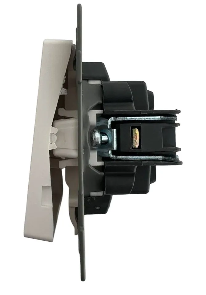 Выключатель 1-кл. белый U1A-001-1 SoftTouch "Uno" AWSproducts