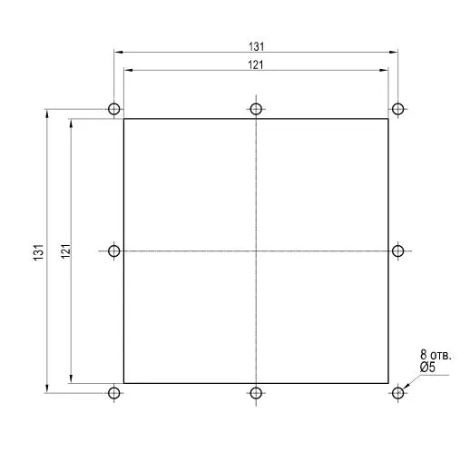 Решётка вентиляционная c фильтром и вентилятором 200.01.230 ОВЕН
