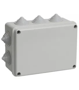 Коробка распред. о/п 150х110х70 IP55 СЕРАЯ 10 сальников КМ41242 IEK (30)