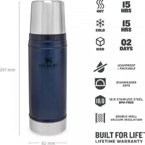 Термос STANLEY Classic 0.47L Синий