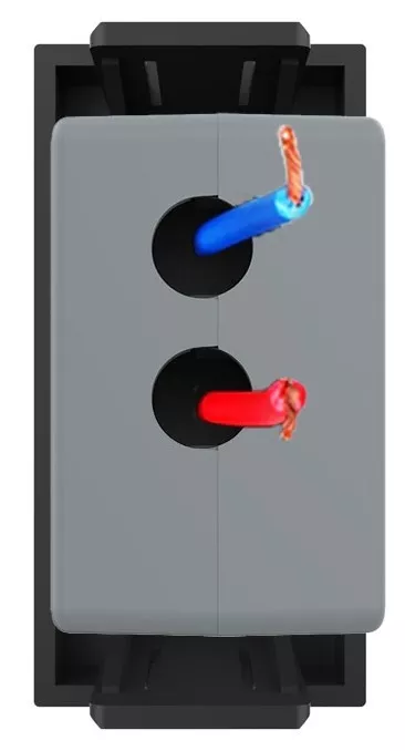 Розетка USB (тип А, 2,1А, 5В) Черный Livolo