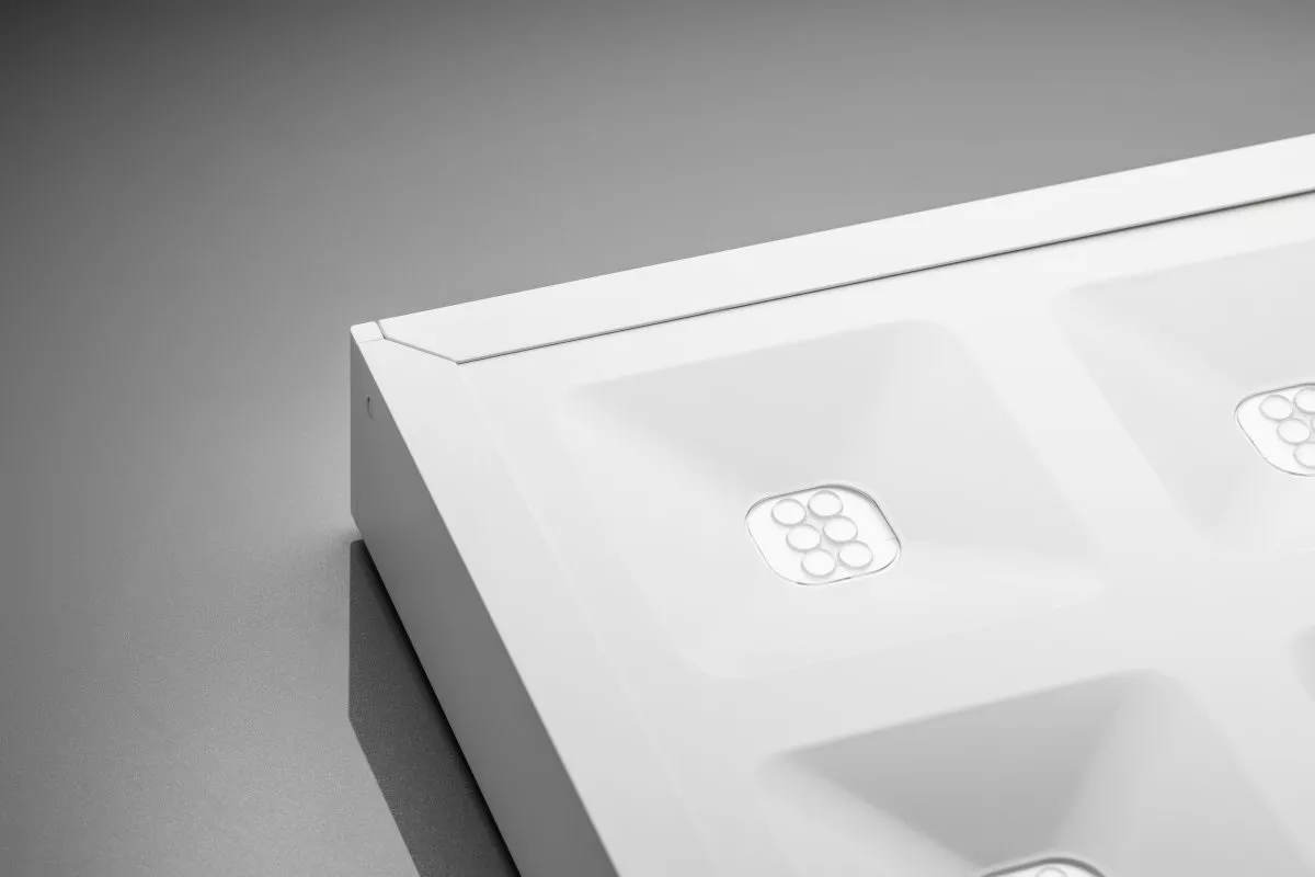 Рамка для светодиодной панели 60x60x6,5см G-TECH, белая GTV