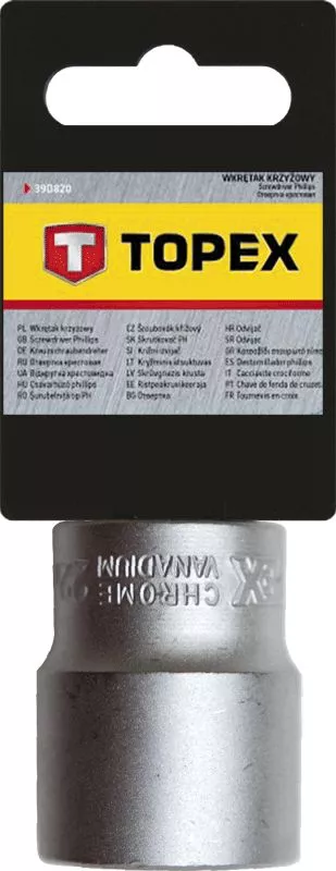 Головка сменная 6-гранная 1/2, 13 мм TOPEX