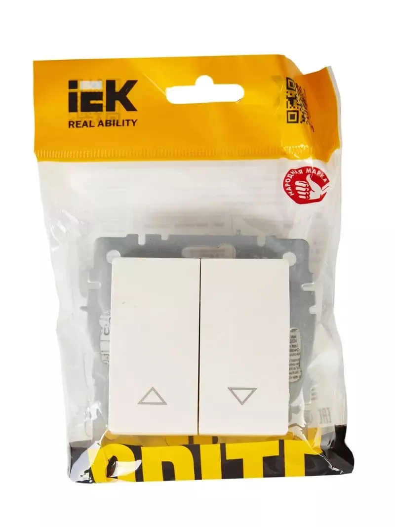 Выключатель для жалюзи жемчуг BRITE IEK