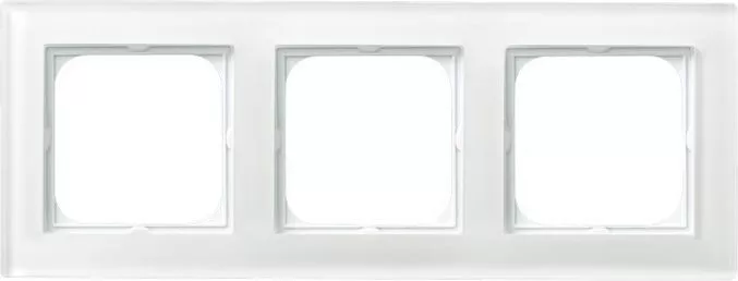 Рамка R-3RG/31 1114 белая тройная (стекло)