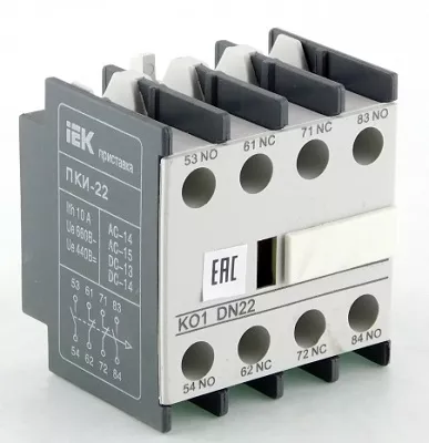 Доп.контакт ПКИ-22 (2нз, 2н.о) IEK