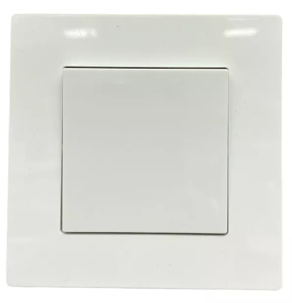 Выключатель звонка 1-кл. белый A-005W AWSPRODUCTS