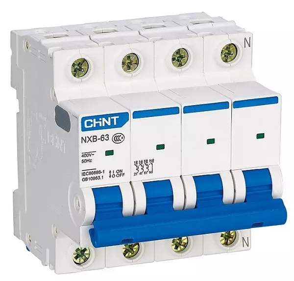 Автоматический выключатель NXB-63S C20/4 4.5кА CHINT